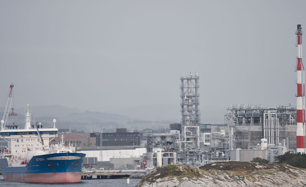 LNG-Terminal im Hafen von Stavanger