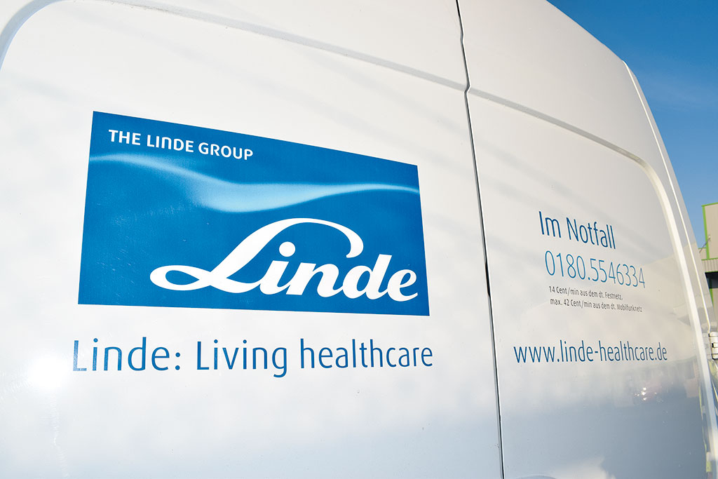 A Linde oxygen vehicle