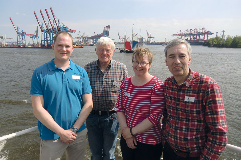 Helmut Rohde and the team from HEROSE to the Harbour Birthday in Hamburg